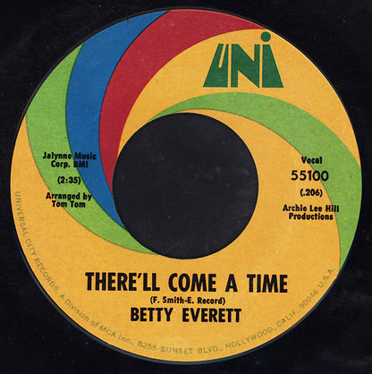 Betty Everett : There'll Come A Time / Take Me (7", Single)