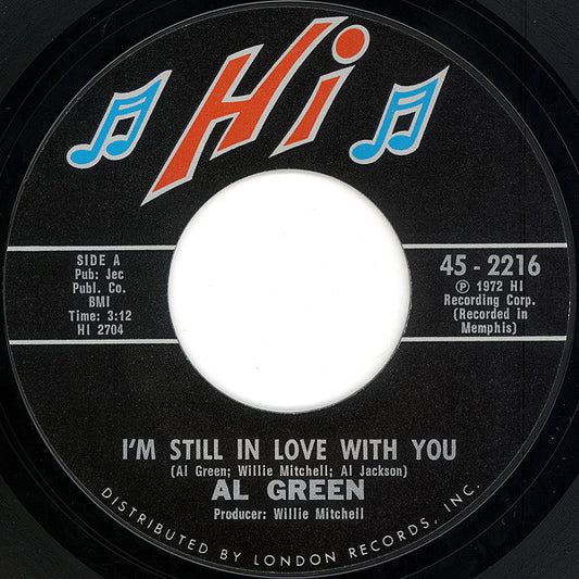 Al Green : I'm Still In Love With You / Old Time Lovin' (7", Single, Styrene, Pit)