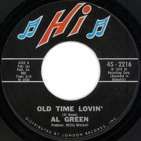 Al Green : I'm Still In Love With You / Old Time Lovin' (7", Single, Styrene, Pit)