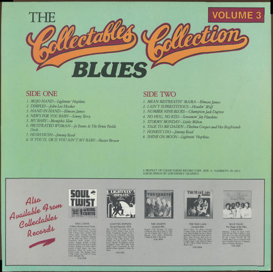Various : The Collectables "Blues" Collection Volume 3 (LP, Comp)
