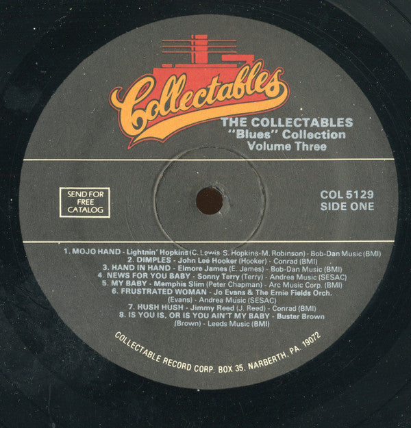 Various : The Collectables "Blues" Collection Volume 3 (LP, Comp)
