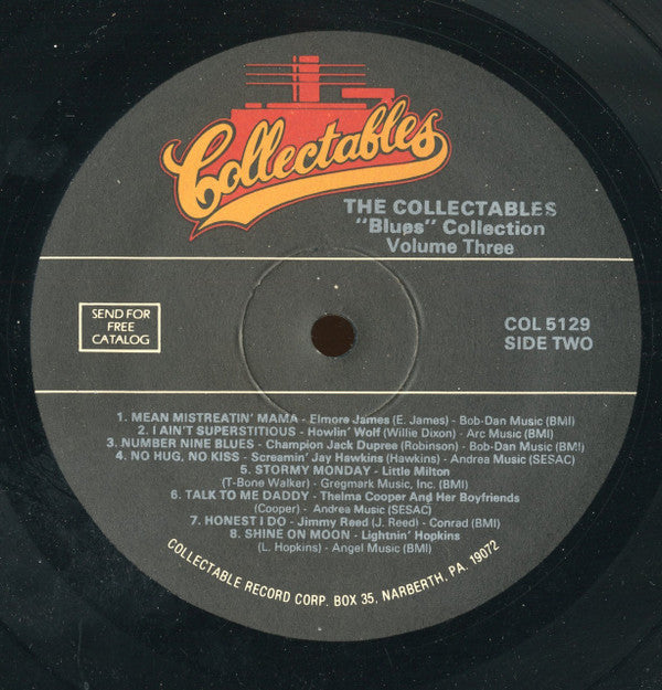 Various : The Collectables "Blues" Collection Volume 3 (LP, Comp)