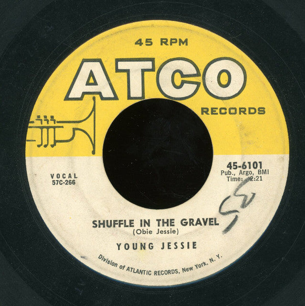 Young Jessie : Shuffle In The Gravel / Make Believe (7")