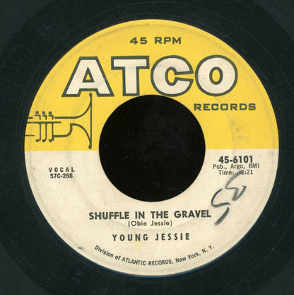 Young Jessie : Shuffle In The Gravel / Make Believe (7")