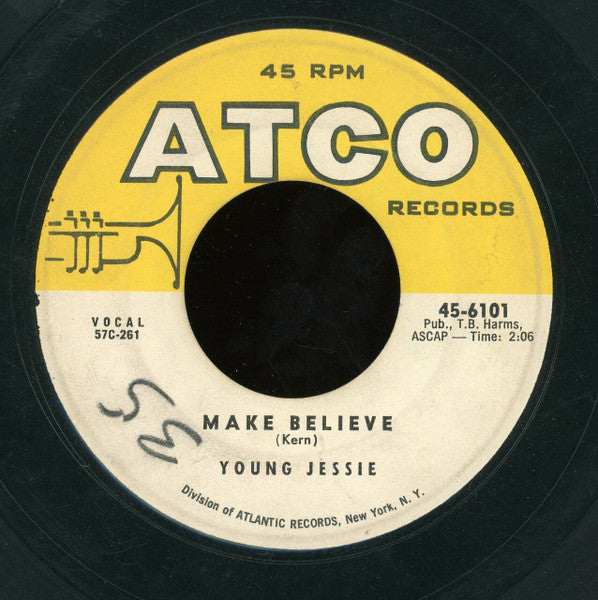 Young Jessie : Shuffle In The Gravel / Make Believe (7")