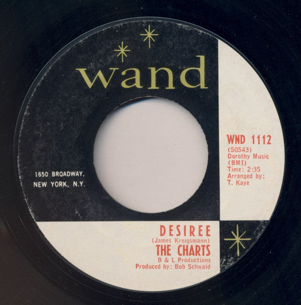 The Charts : Desiree / Fell In Love With You Baby (7", Single, Styrene)