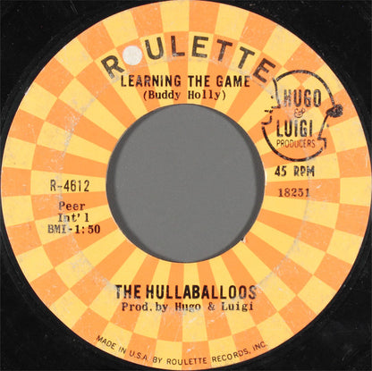 The Hullaballoos : Learning The Game (7", Single, Styrene)