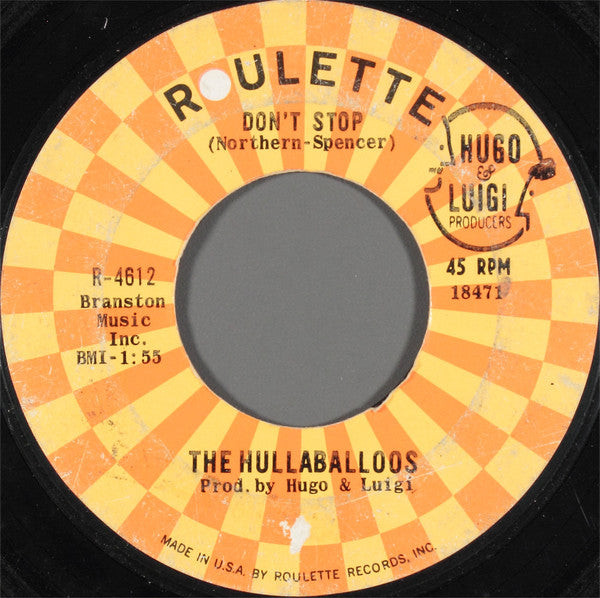 The Hullaballoos : Learning The Game (7", Single, Styrene)
