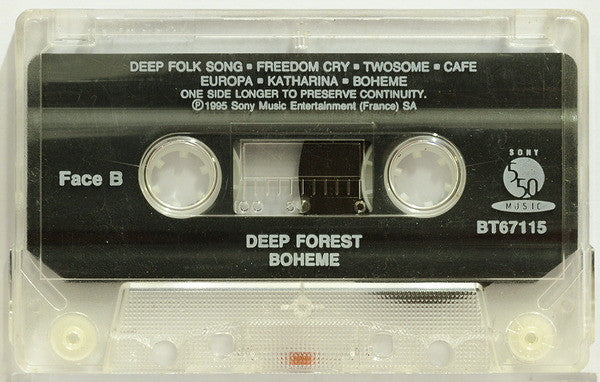 Deep Forest : Boheme (Cass, Album)