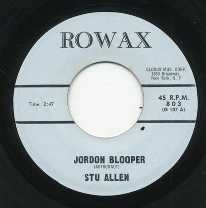 Stu Allen (2) / The Bloopers : Jordon Blooper / Morse Code (7")