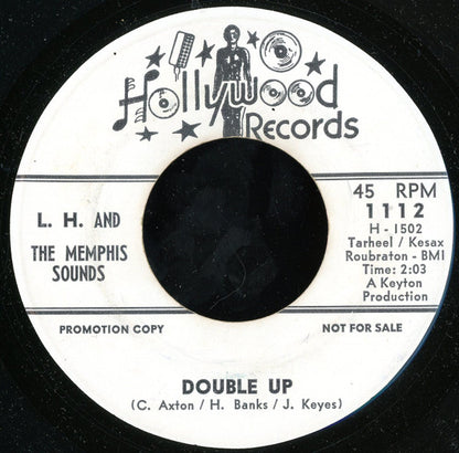 L.H. & The Memphis Sounds : Double Up / House Full Of Rooms (7", Promo)