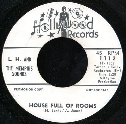L.H. & The Memphis Sounds : Double Up / House Full Of Rooms (7", Promo)