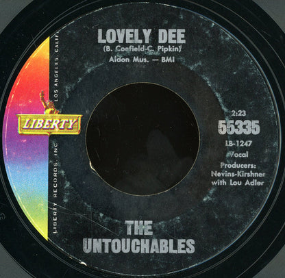 The Untouchables (9) : You're On Top / Lovely Dee (7", Mono, Styrene)
