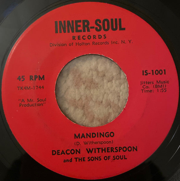 Deacon Witherspoon And The Sons Of Soul (3) : Mandingo / Harlem, U.S.A. (7")