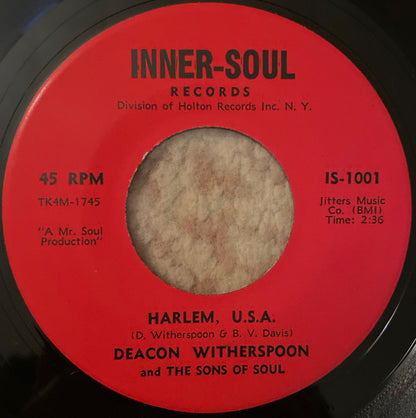 Deacon Witherspoon And The Sons Of Soul (3) : Mandingo / Harlem, U.S.A. (7")