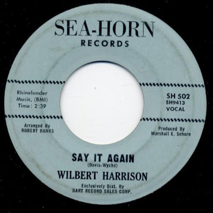Wilbert Harrison : Near To You / Say It Again (7")