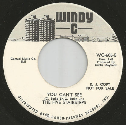 Five Stairsteps : Ain't Gonna Rest (Till I Get You) (7", Single, Promo, B&W)