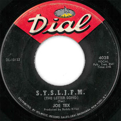 Joe Tex : S.Y.S.L.J.F.M. (The Letter Song) / I'm A Man (7", Single)