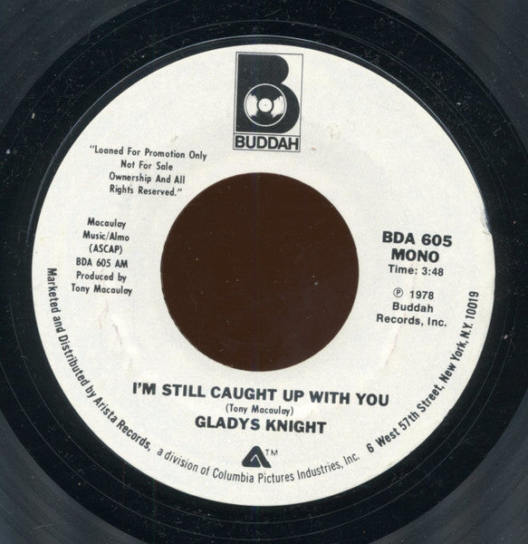 Gladys Knight : I'm Still Caught Up With You (7", Mono, Promo, Styrene)