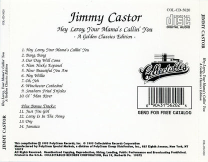 Jimmy Castor : Hey Leroy (CD, Album, Bon)