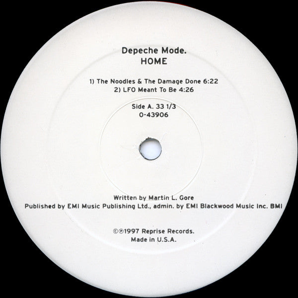 Depeche Mode : Home / Useless (12")