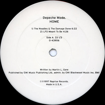Depeche Mode : Home / Useless (12")