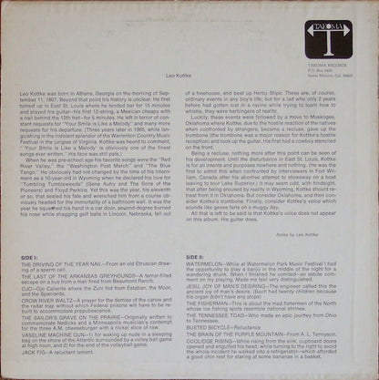 Leo Kottke : 6- And 12-String Guitar (LP, Album, RP)