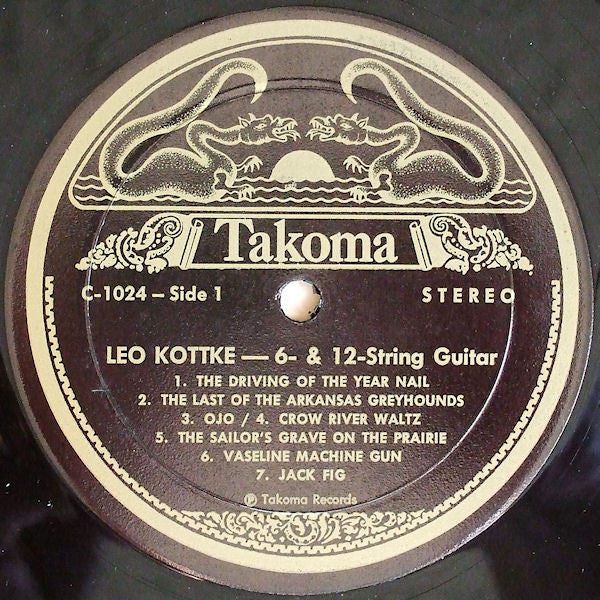 Leo Kottke : 6- And 12-String Guitar (LP, Album, RP)