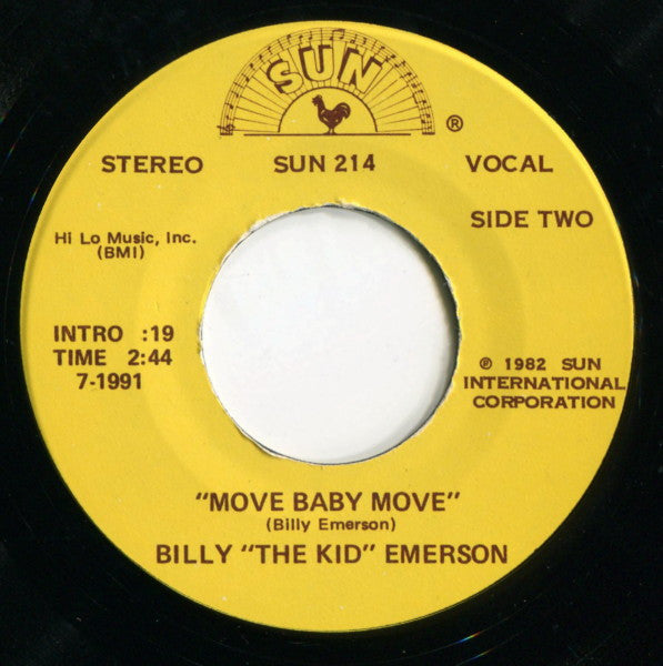 Smokey Joe (5) / Billy Emerson : Signifying Monkey / Move Baby Move (7", Single, RE)