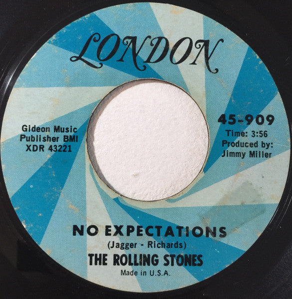 The Rolling Stones : Street Fighting Man / No Expectations (7", Single, Styrene)