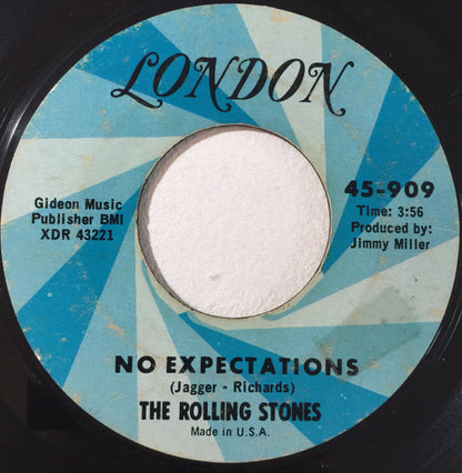 The Rolling Stones : Street Fighting Man / No Expectations (7", Single, Styrene)