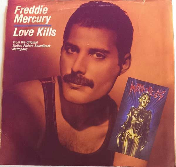 Freddie Mercury : Love Kills (7", Single, Promo)