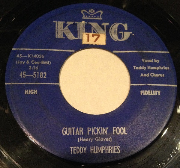 Teddy Humphries : Guitar Pickin' Fool / What Makes You So Tough (7")