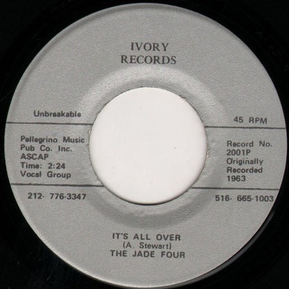 The Jade Four : Skyline Of Manhattan / It's All Over (7")