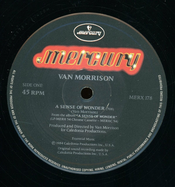 Van Morrison : A Sense Of Wonder (12", Single)
