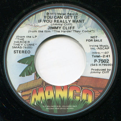 Jimmy Cliff / Toots & The Maytals : You Can Get It If You Really Want / Sweet & Dandy (7", Single, Promo)