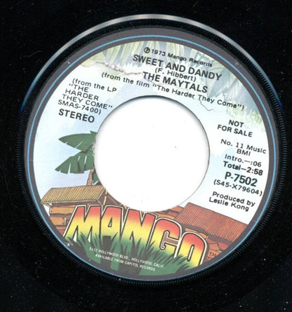 Jimmy Cliff / Toots & The Maytals : You Can Get It If You Really Want / Sweet & Dandy (7", Single, Promo)