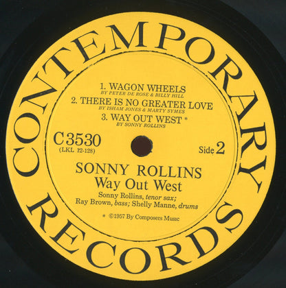 Sonny Rollins : Way Out West (LP, Mono, RE)