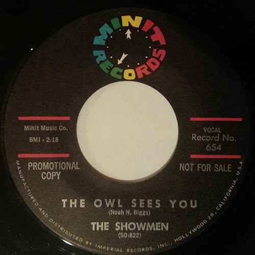 The Showmen : True Fine Mama / The Owl Sees You (7", Single, Promo)