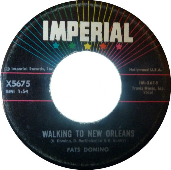 Fats Domino : Walking To New Orleans (7", Single)