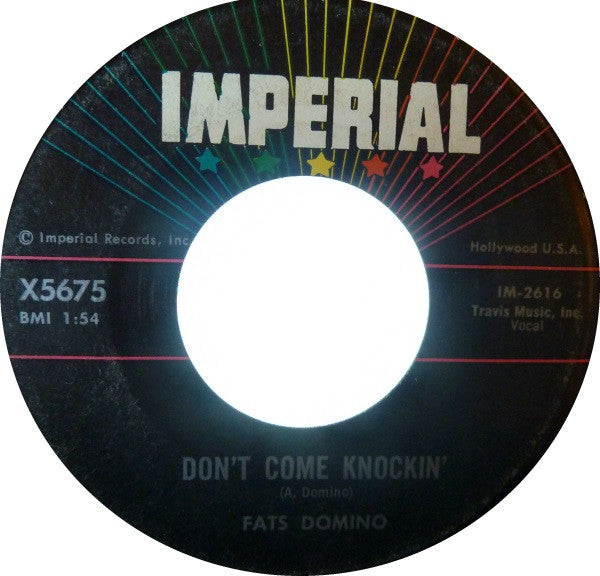 Fats Domino : Walking To New Orleans (7", Single)
