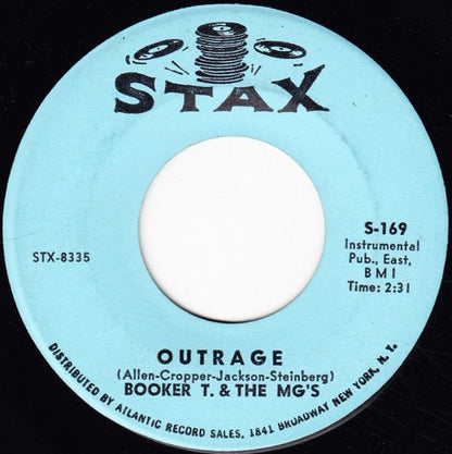 Booker T & The MG's : Boot-Leg / Outrage (7", Single)