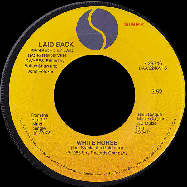 Laid Back : White Horse / So Wie So (7", Jac)