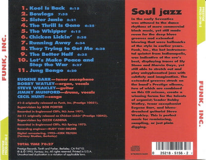 Funk Inc. : Funk, Inc. / Chicken Lickin' (CD, Comp)