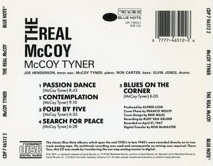 McCoy Tyner : The Real McCoy (CD, Album, RE, EMI)