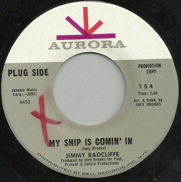 Jimmy Radcliffe : My Ship Is Comin' In (7", Single, Promo)
