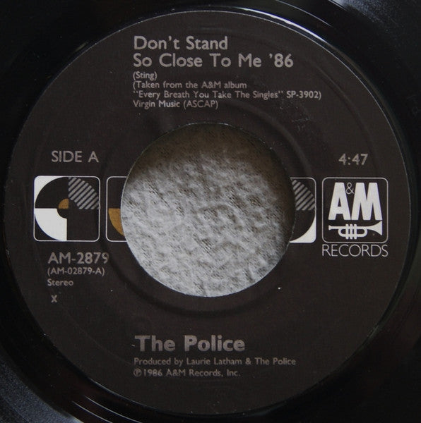 The Police : Don't Stand So Close To Me '86 (7", Single, Styrene)