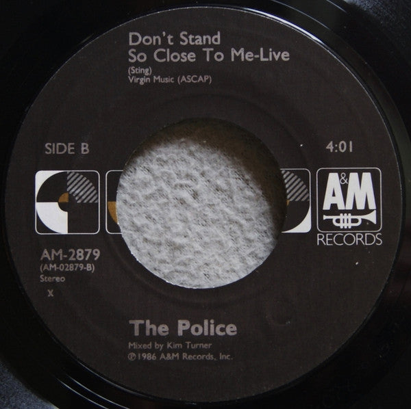 The Police : Don't Stand So Close To Me '86 (7", Single, Styrene)