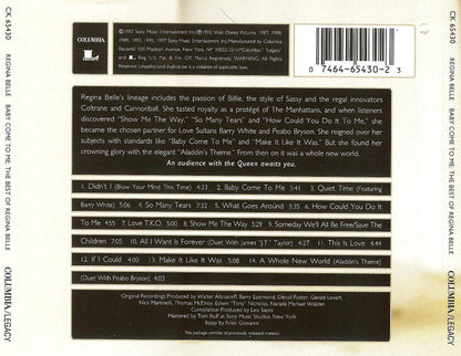 Regina Belle : Baby Come To Me: The Best Of Regina Belle (CD, Comp, RM)
