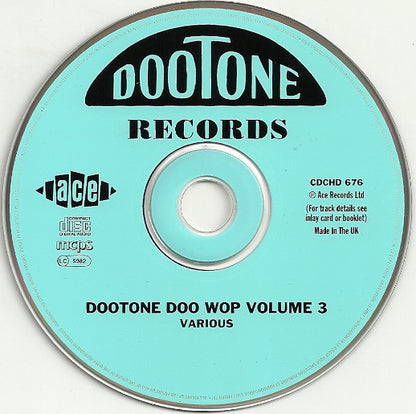 Various : Dootone Doo Wop Volume 3 (CD, Comp)